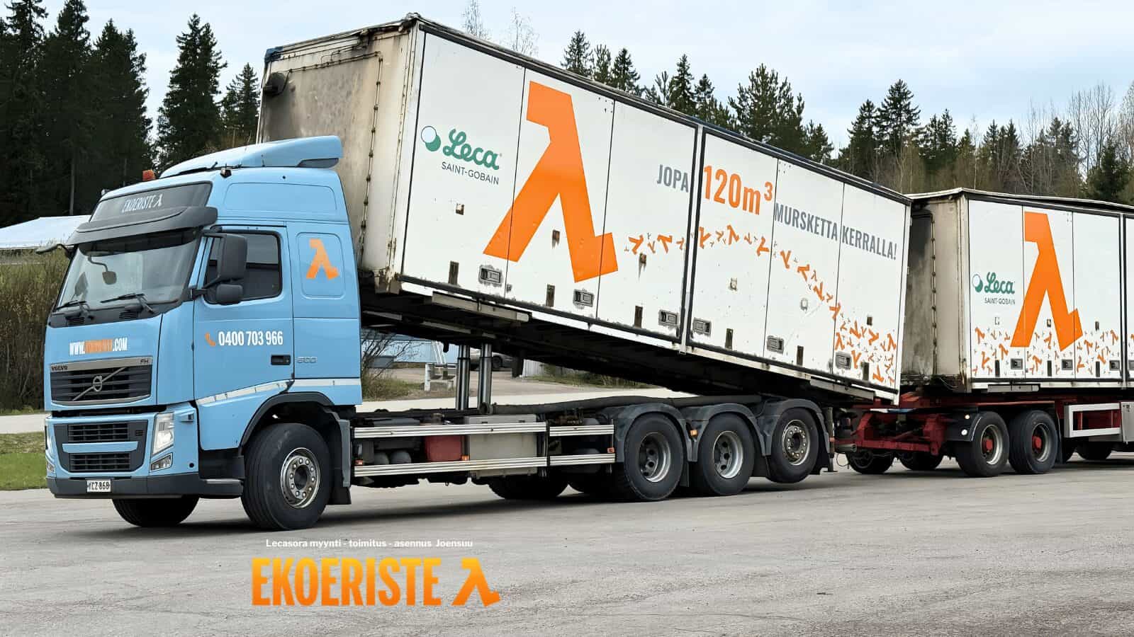 Leca sora Joensuu. Ekoeriste myy