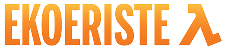 Ekoeriste yläpalkki logo