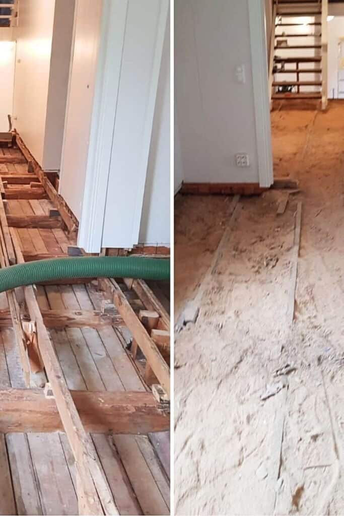 Imuauto Kotkassa imuroi alapohjan purun nopeasti ja vaivattomasti