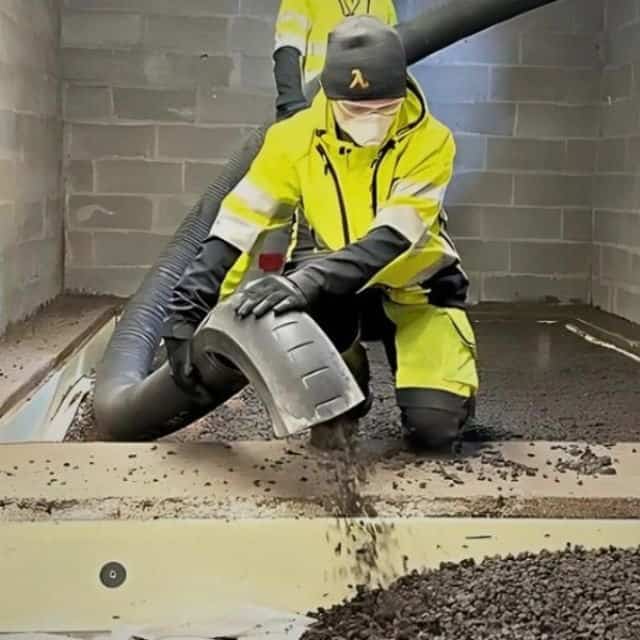 Maanvaraisen lattian eristys lecasoralla Espoo